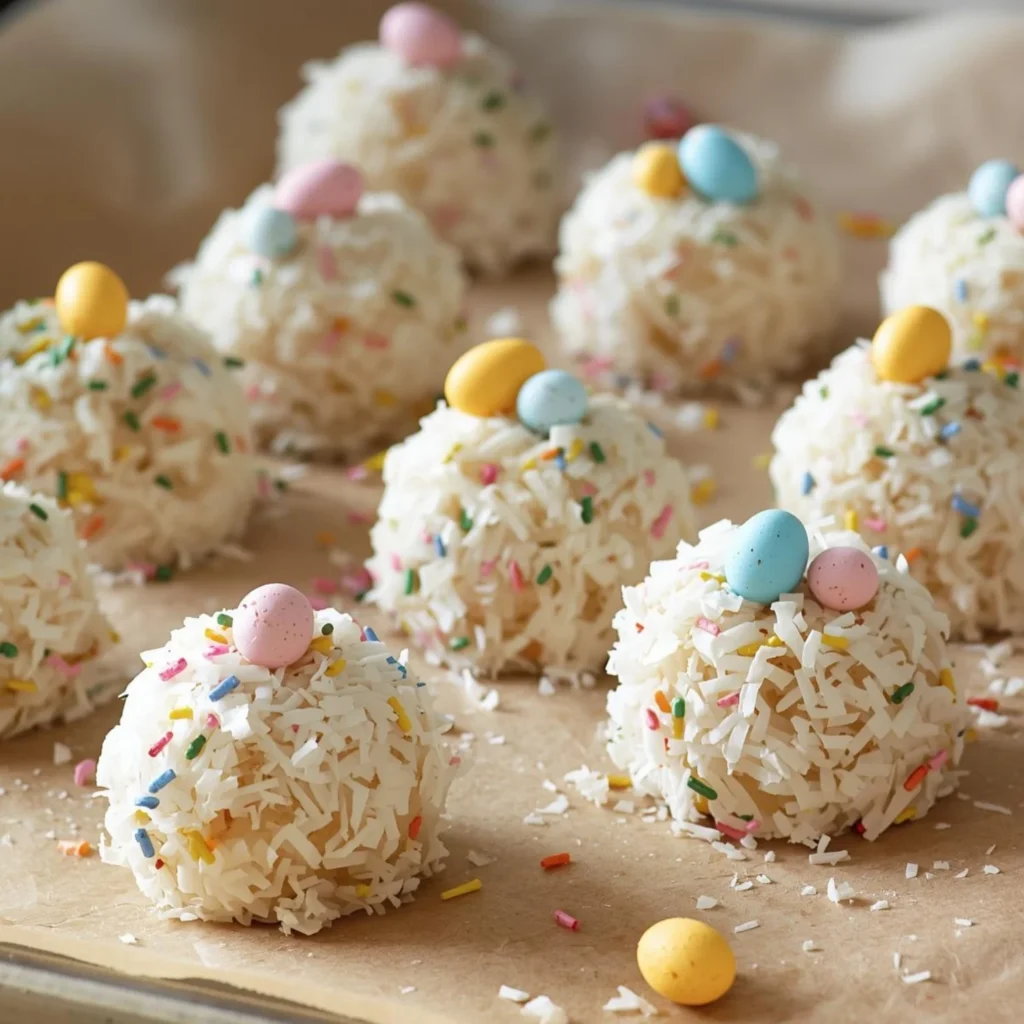 Coconut Easter Truffles