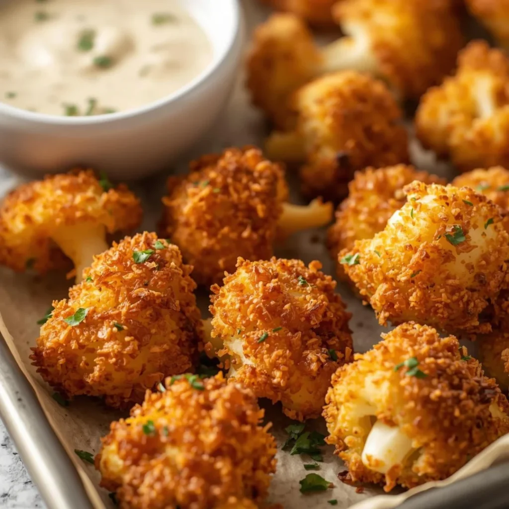 Crispy Baked Cauliflower Bites