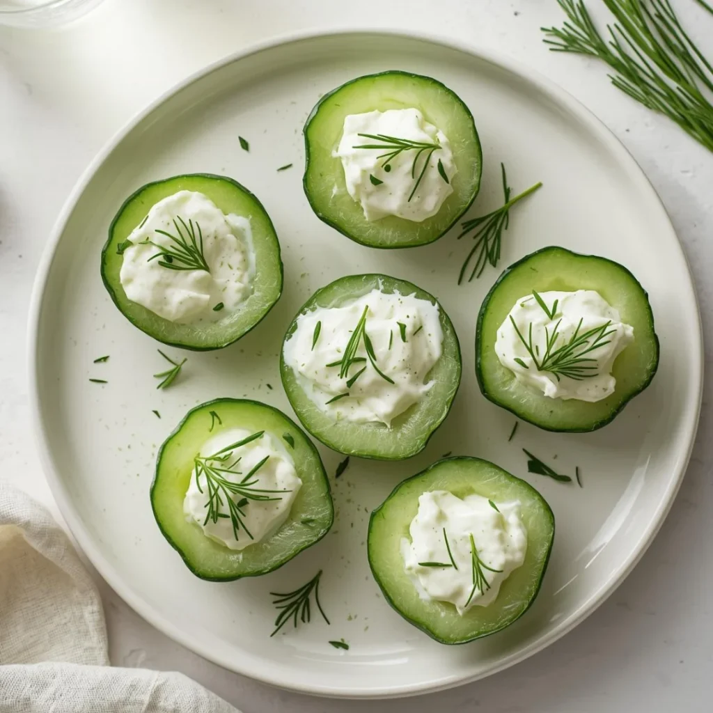 Cucumber Dill Yogurt Cups