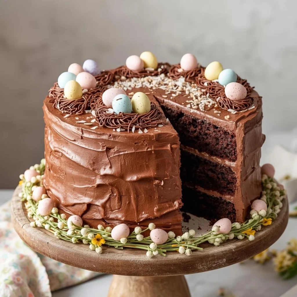 Dairy Free Chocolate Easter Cake