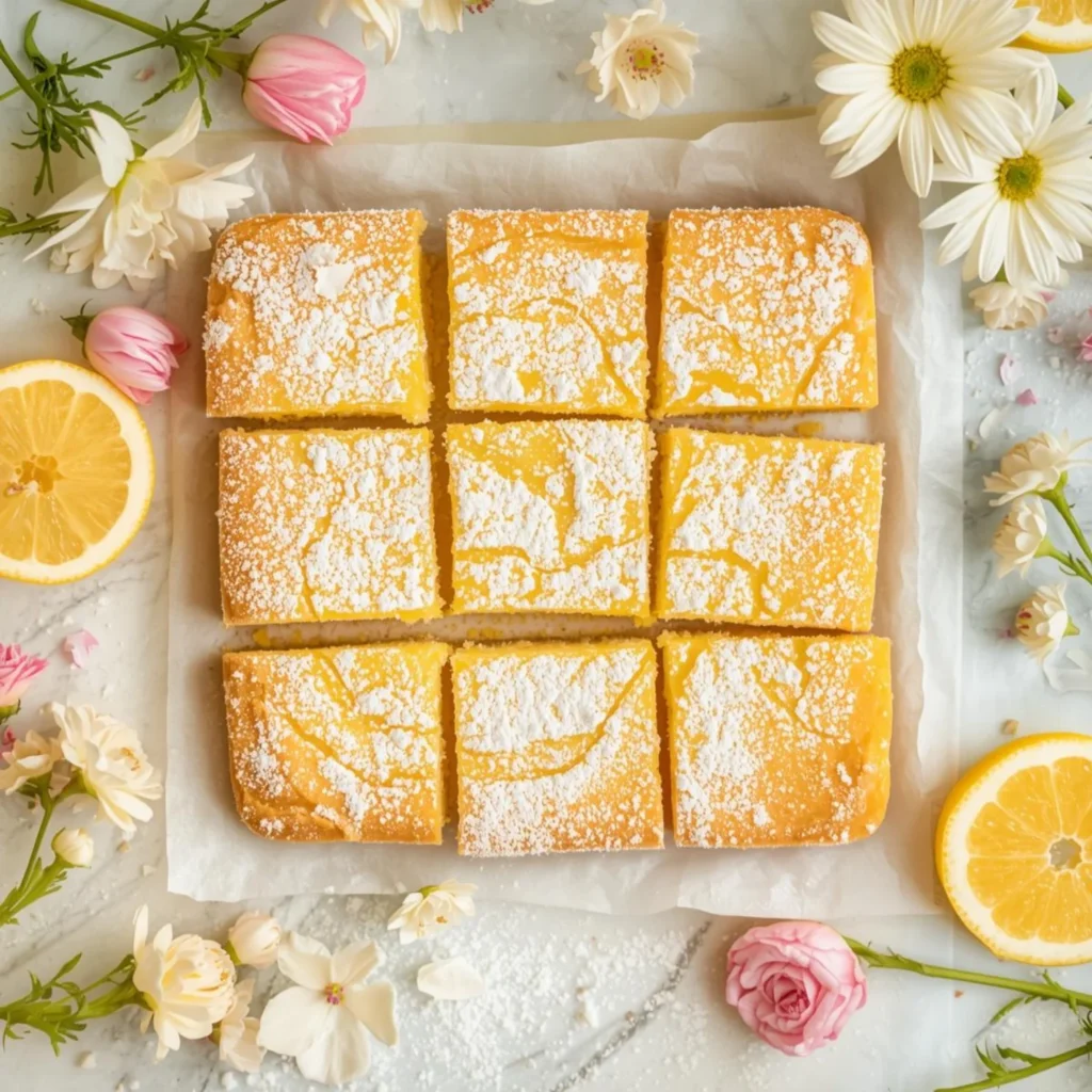 Dairy Free Lemon Easter Bars