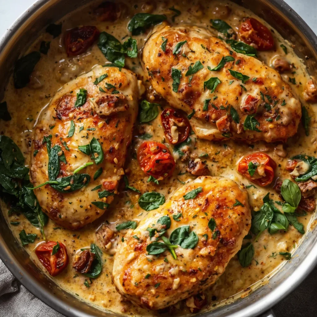 Dairy Free Tuscan Garlic Chicken