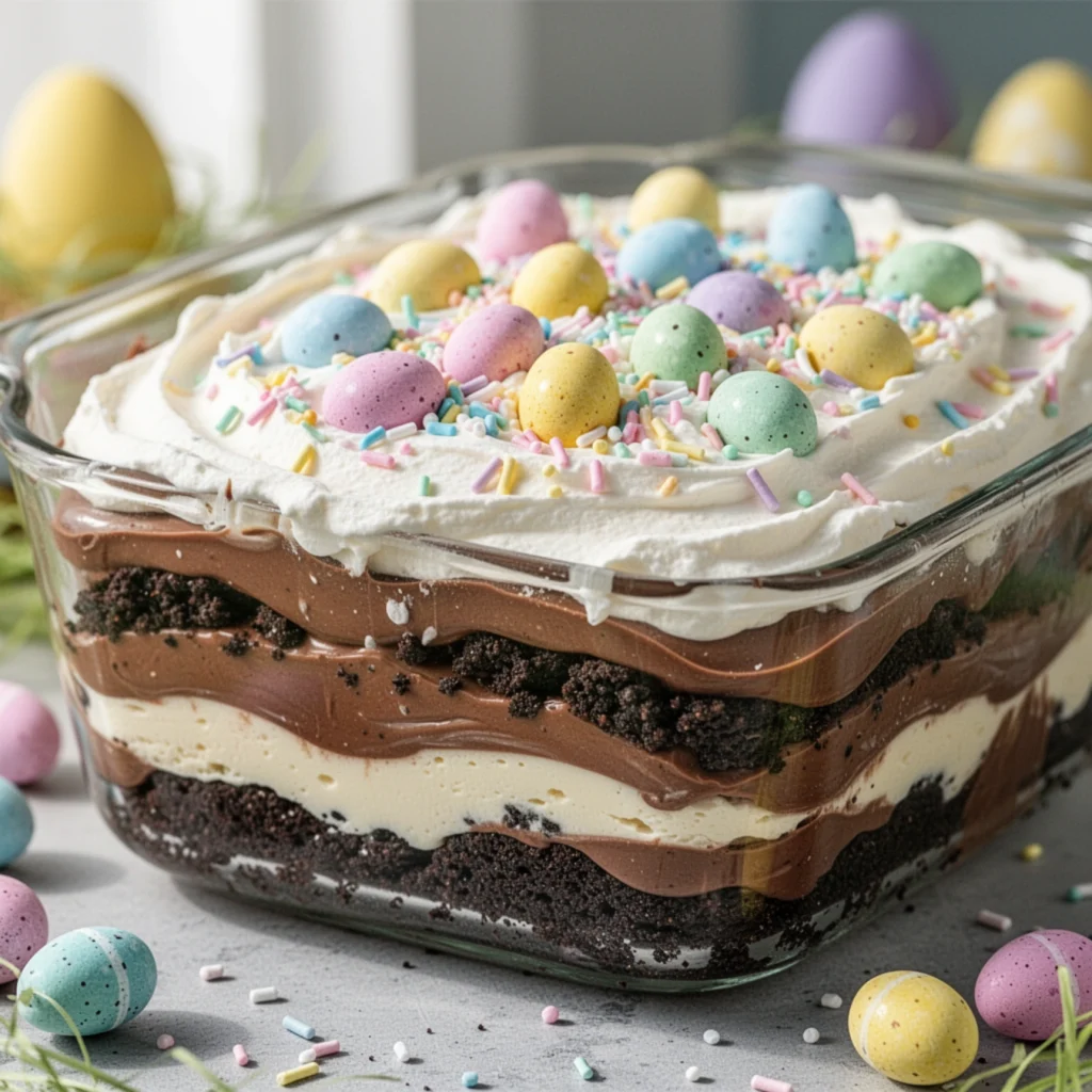 Easter Chocolate Lasagna
