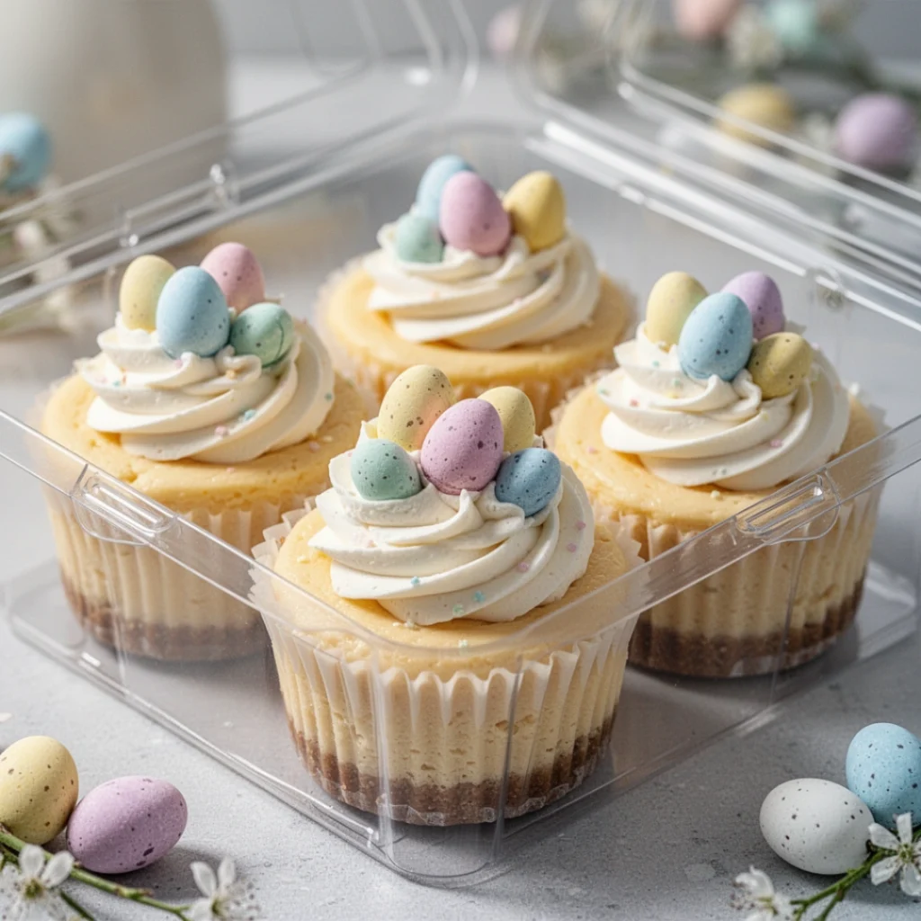 Easter Mini Cheesecakes