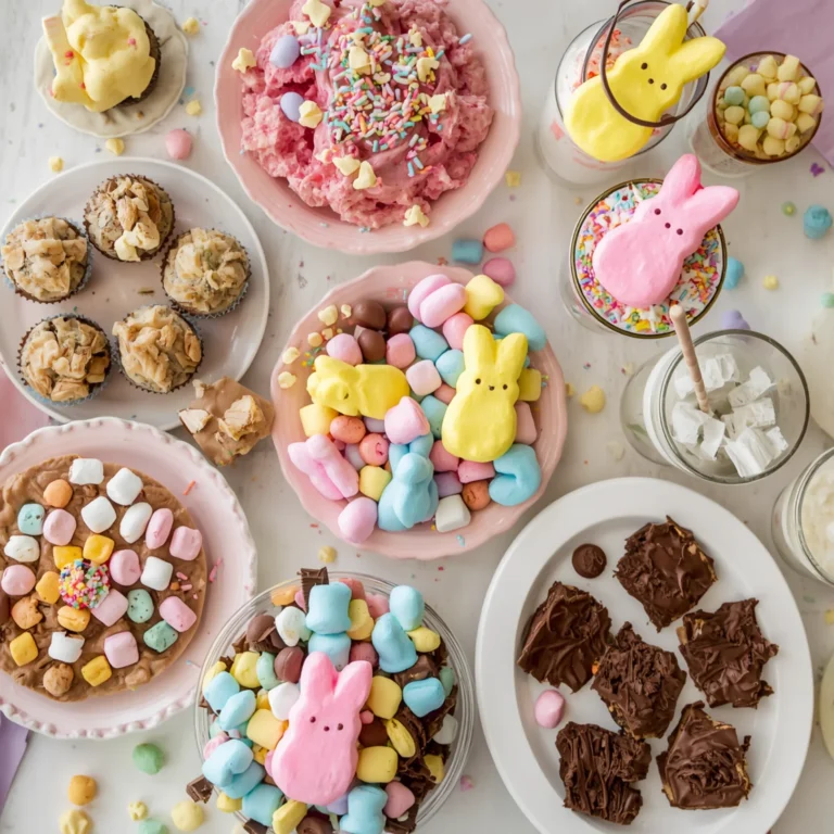Easter dessert spread