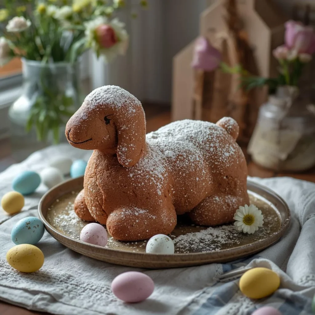 German Easter Lamb Cake Osterlamm