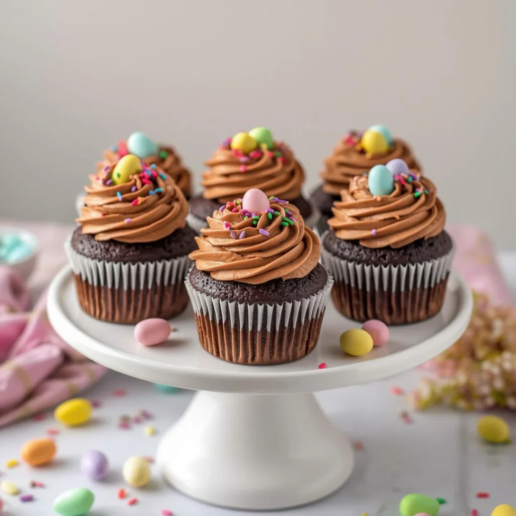 Gluten Free Easter Chocolate Cupcakes