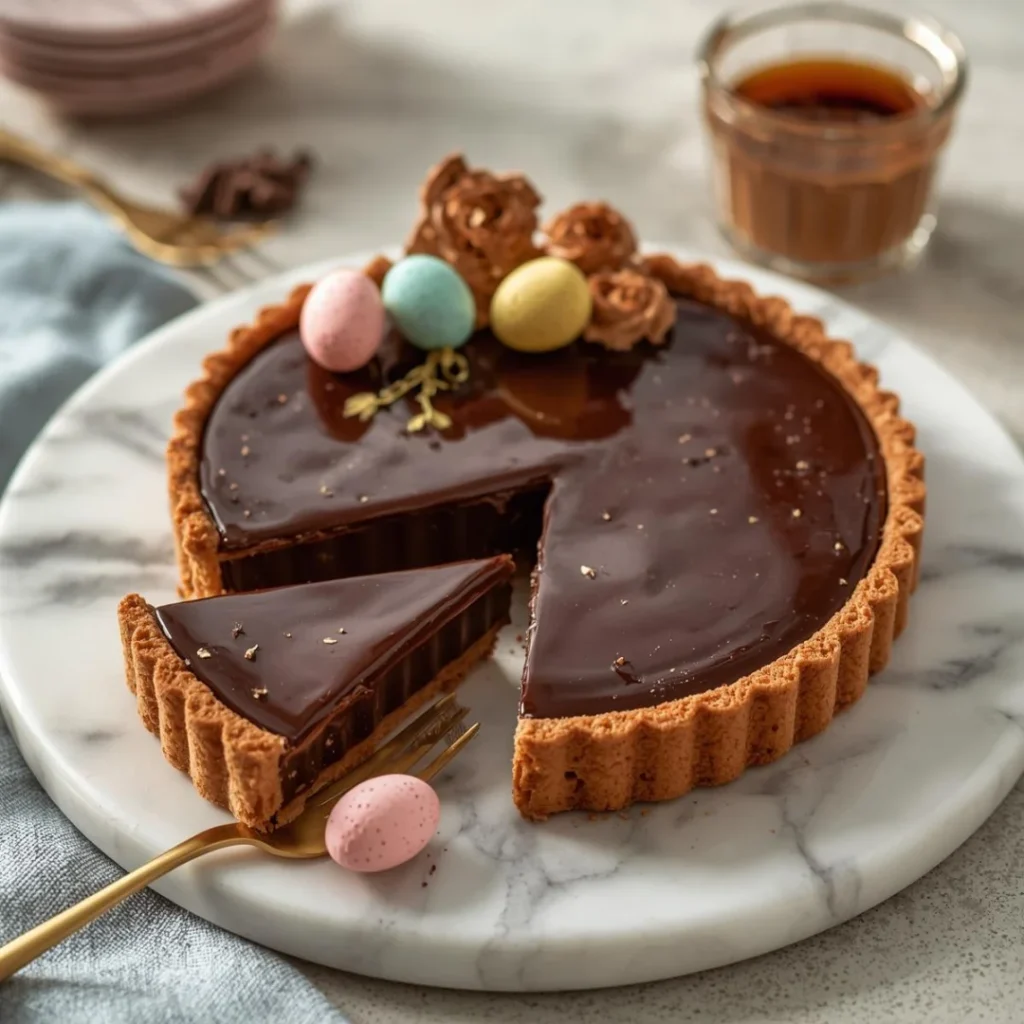 Gourmet Chocolate Easter Tart