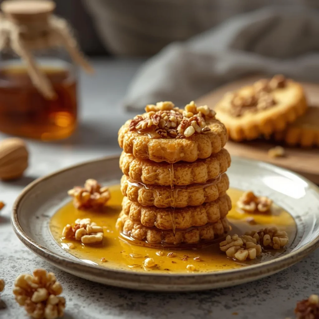 Greek Honey Cookies Melomakarona