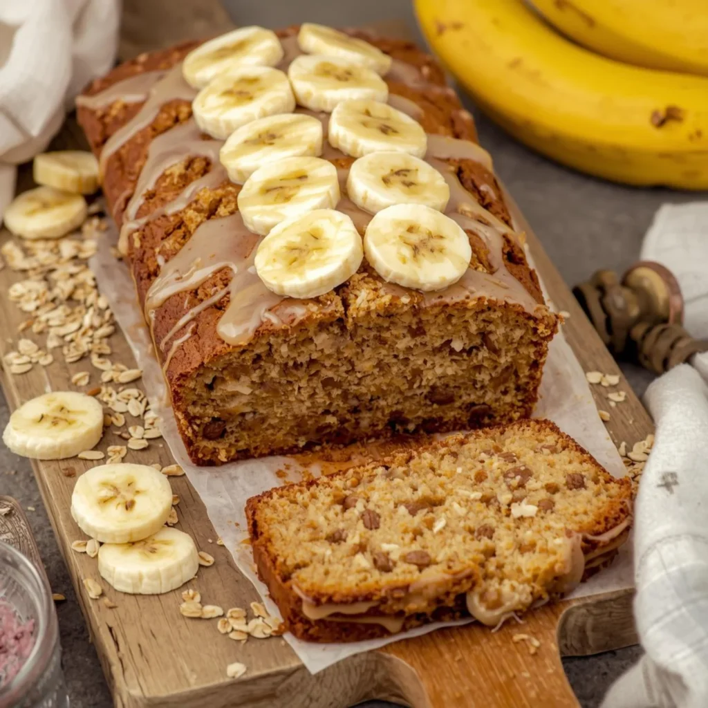 Healthy Banana Oat Cake