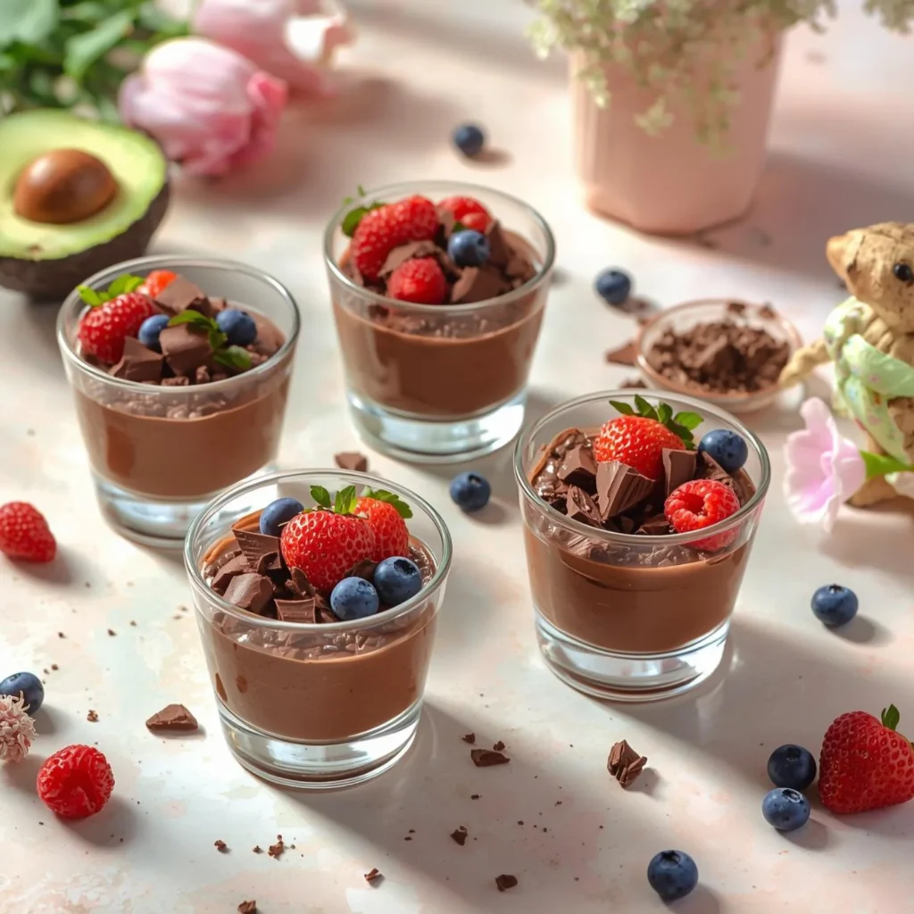 Healthy Chocolate Avocado Mousse