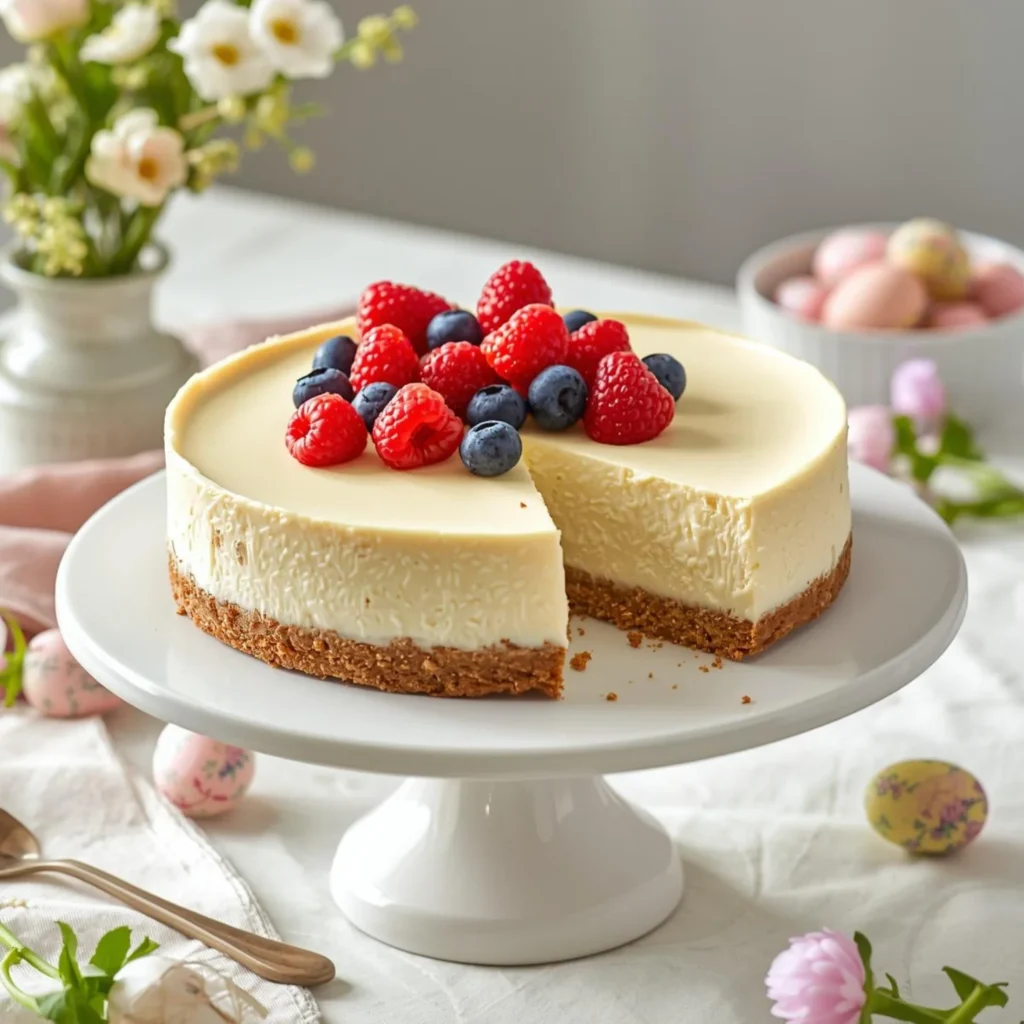 Healthy Greek Yogurt Cheesecake
