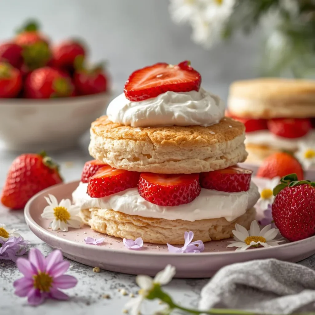 Homemade Strawberry Shortcake