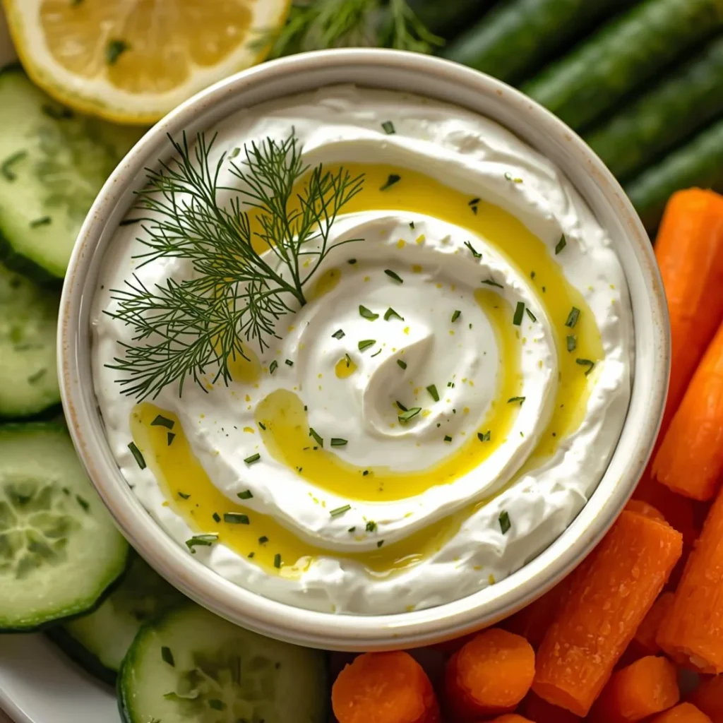 Lemon Herb Greek Yogurt Dip