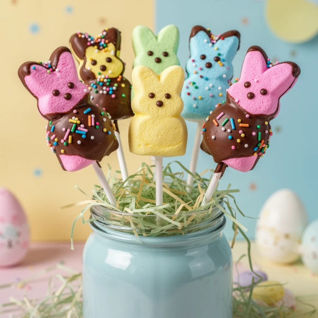 Marshmallow Peep Pops