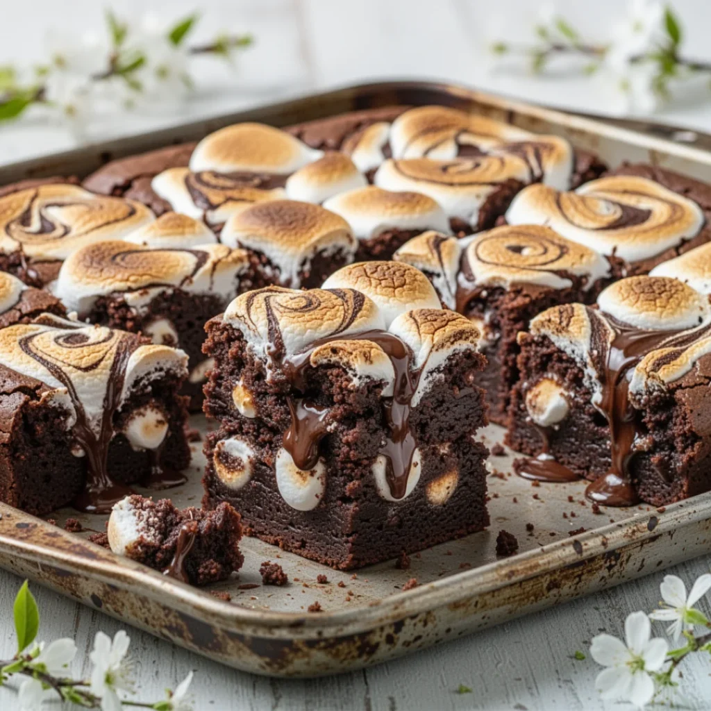 Marshmallow Swirl Brownies