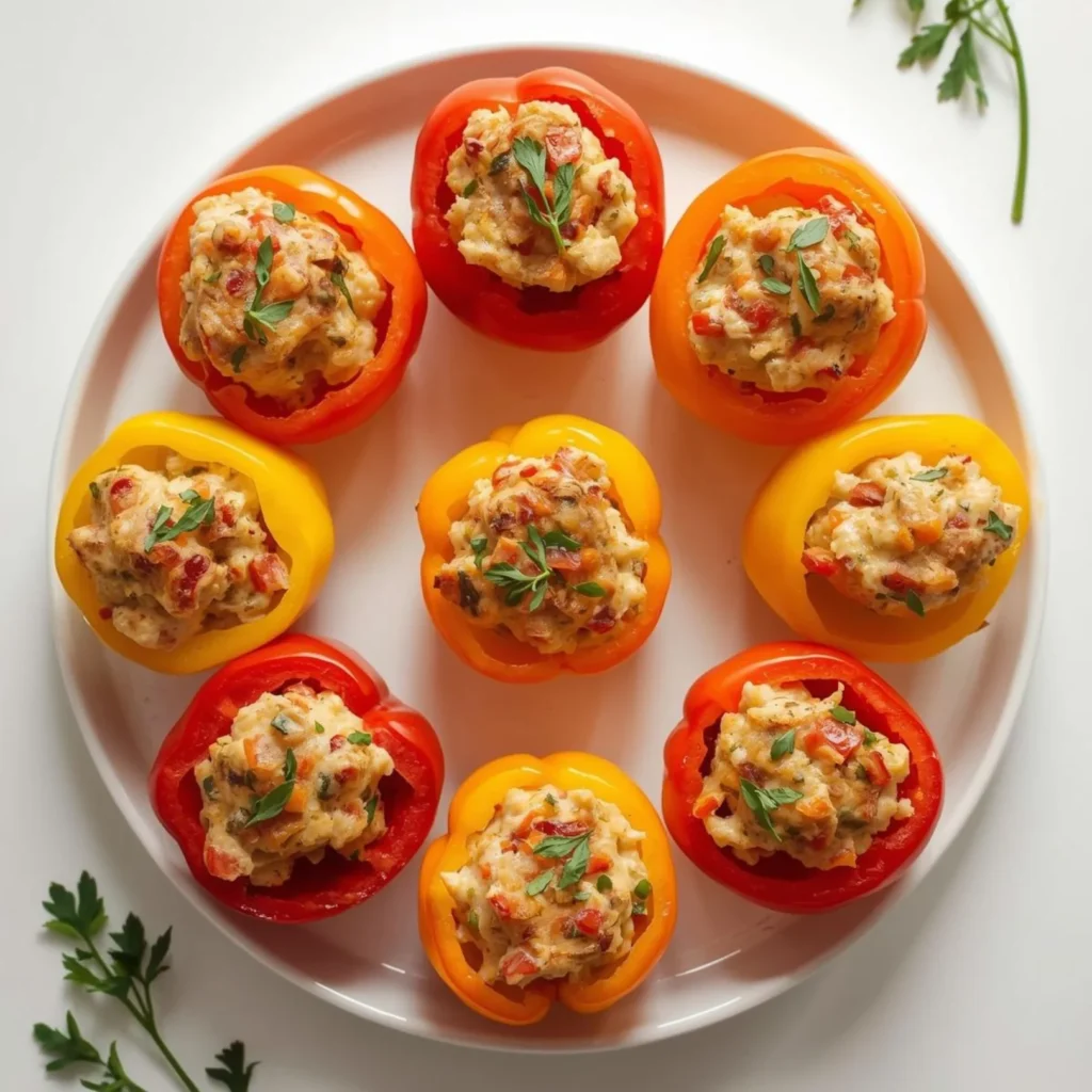 Mediterranean Stuffed Mini Peppers