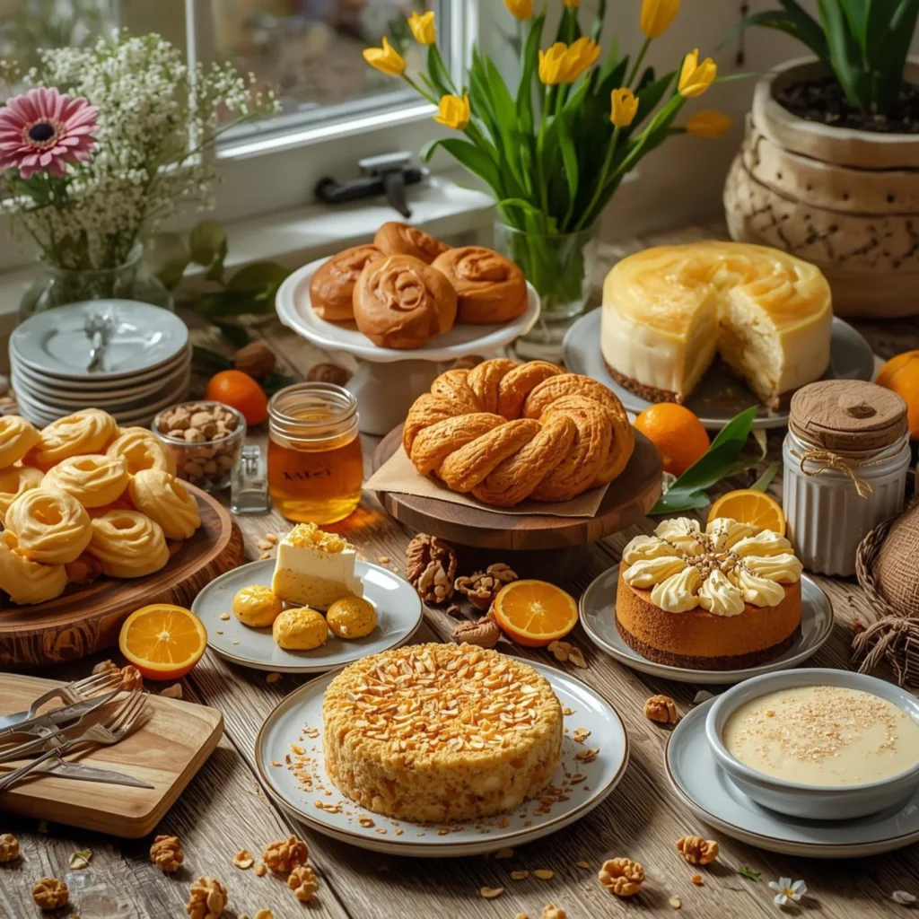 Mediterranean dessert table