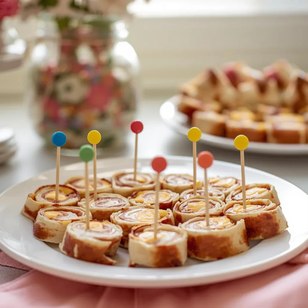 Mini Cheese Turkey Roll Ups