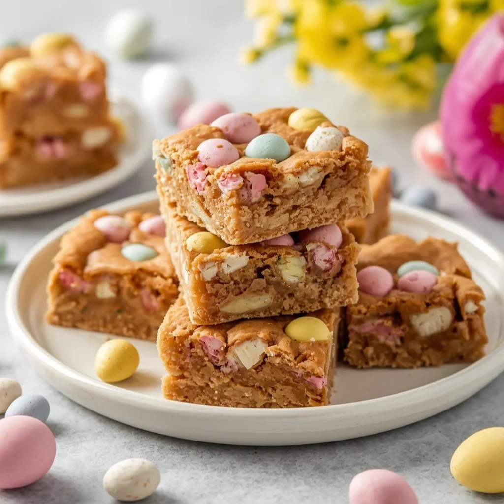 Mini Egg Easter Blondies