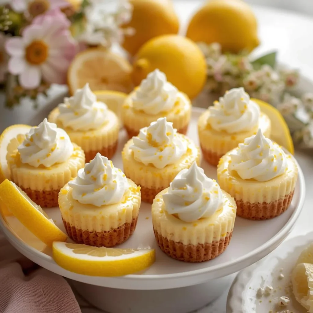 Mini Lemon Cheesecake Bites
