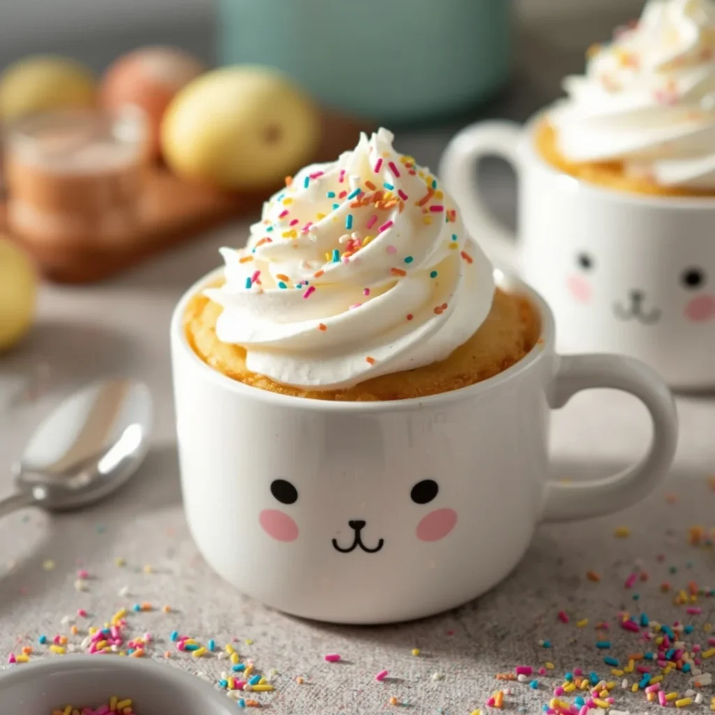 Mug Cake with Sprinkles
