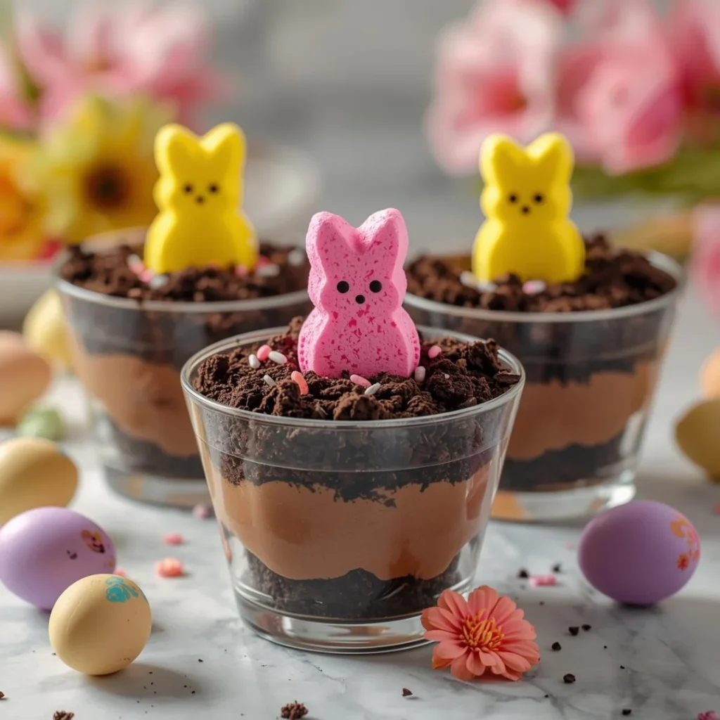 Peeps Easter Dirt Cups