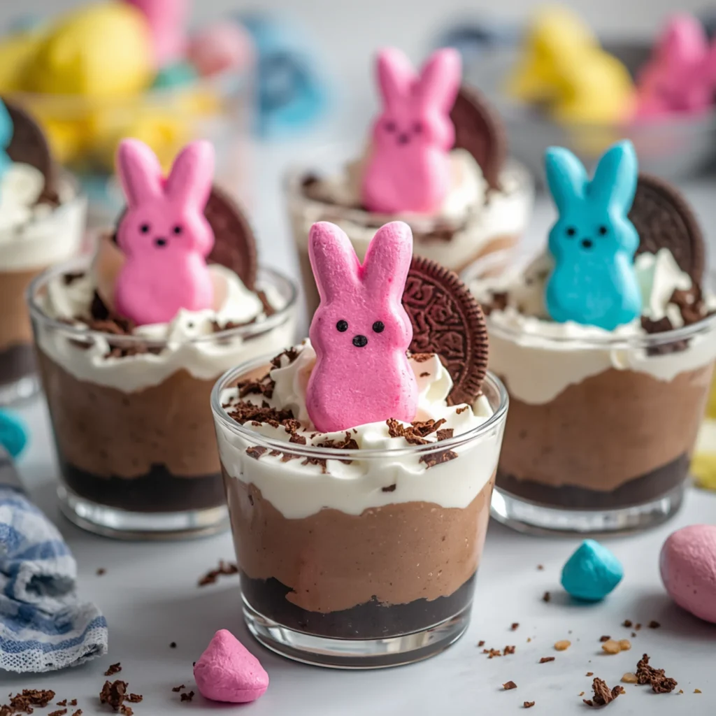 Peeps Pudding Cups