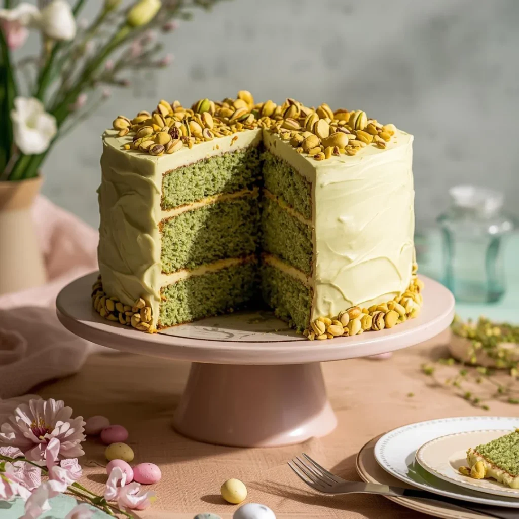 Pistachio Easter Cake