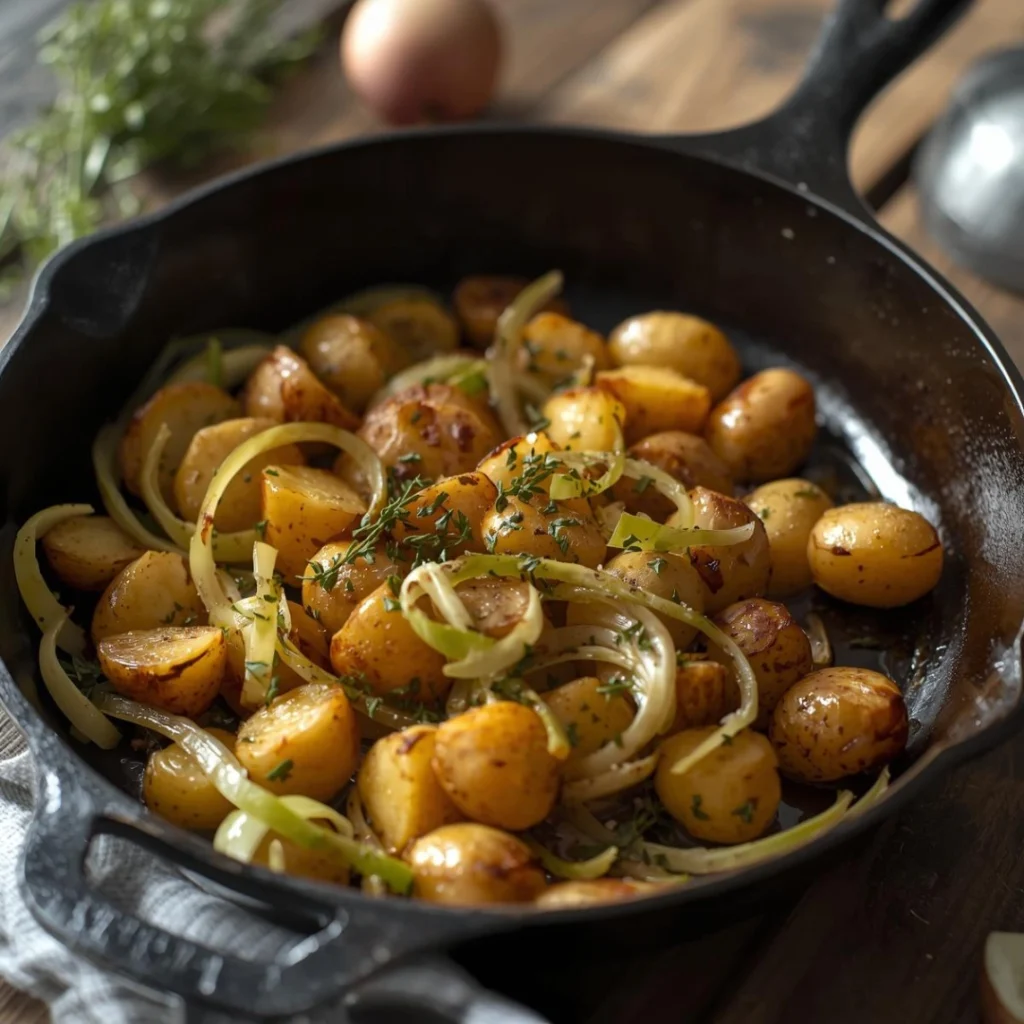 Potato Leek Skillet