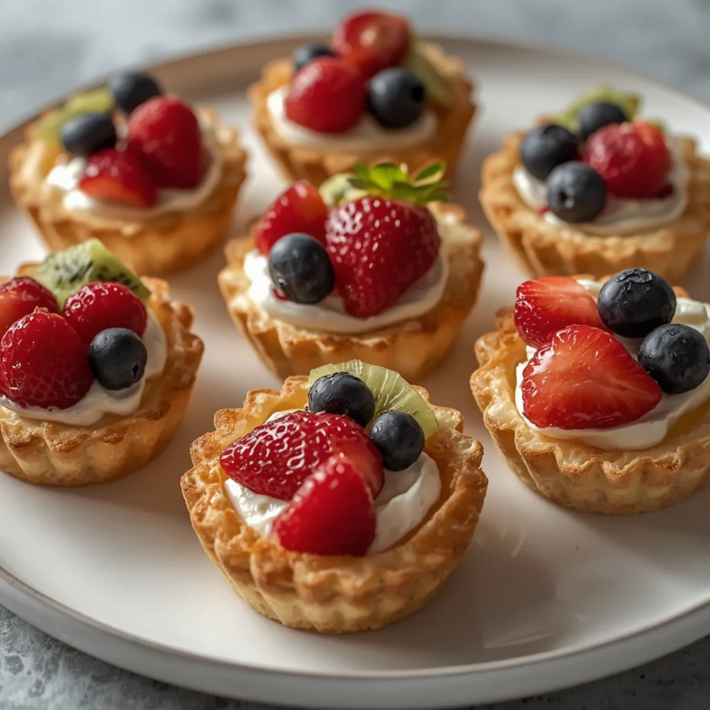 Puff Pastry Fruit Tarts