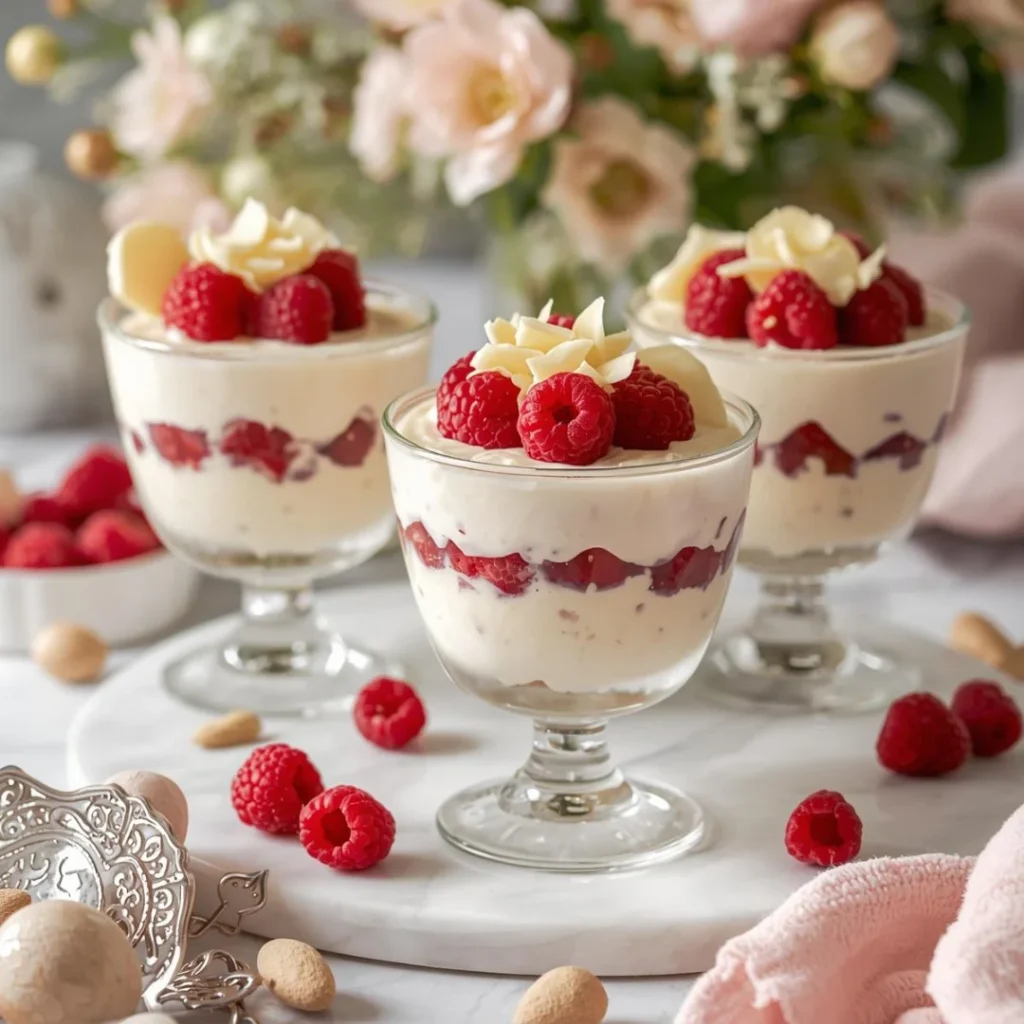 Raspberry White Chocolate Mousse