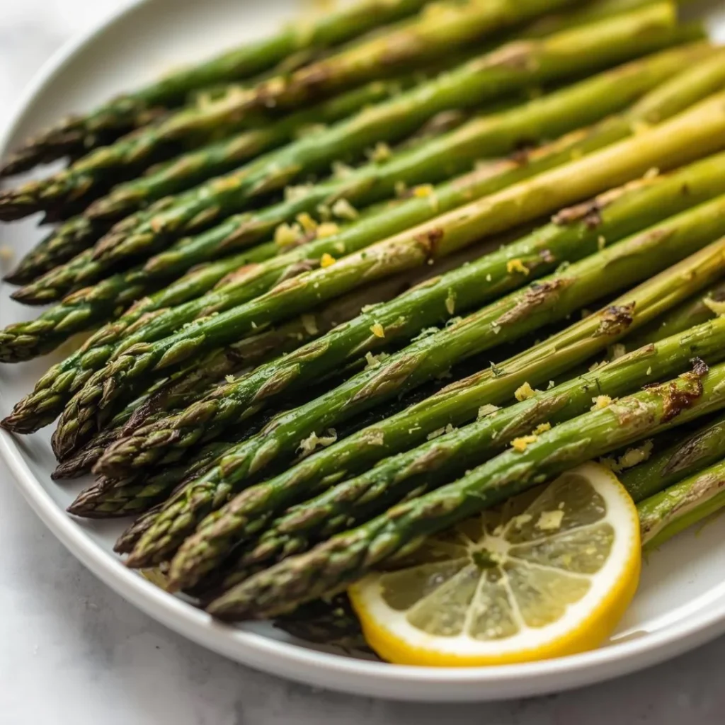 Roasted Asparagus Lemon Bites