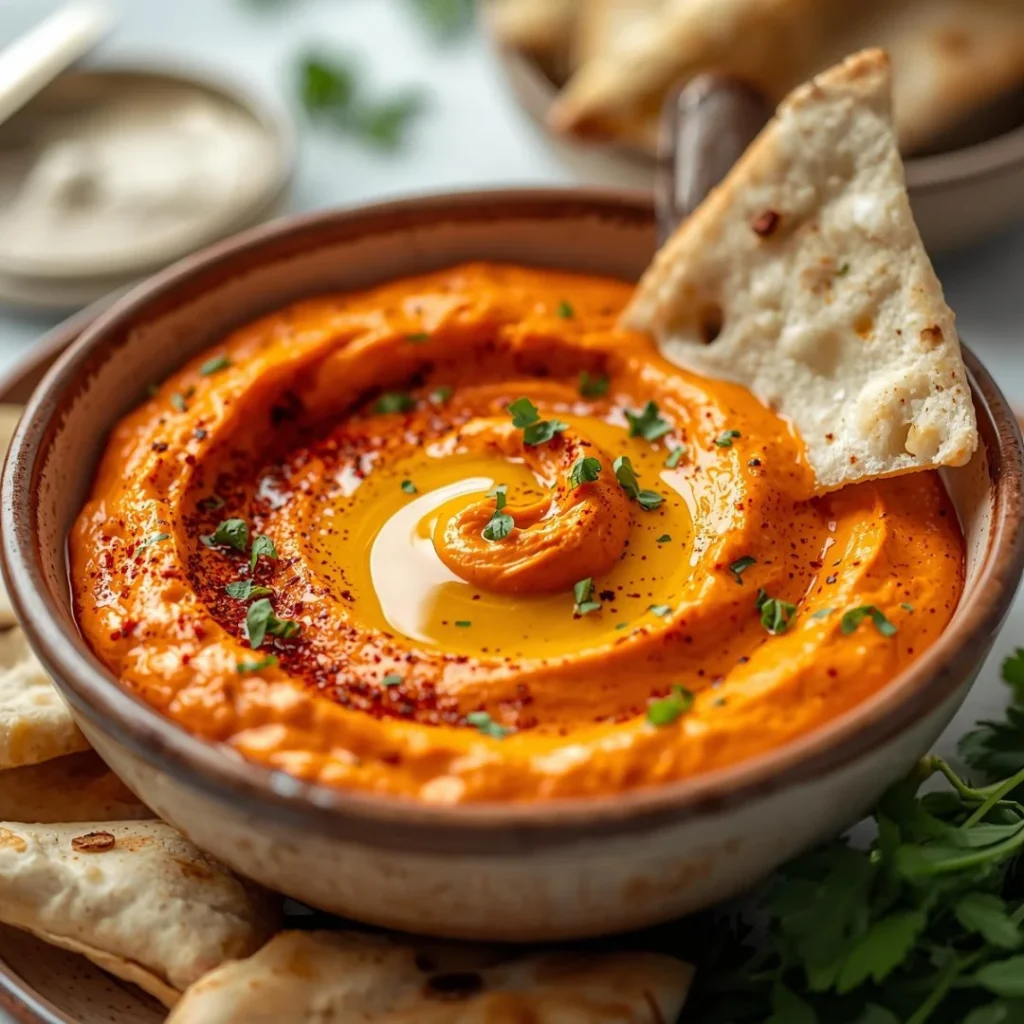 Roasted Red Pepper Hummus