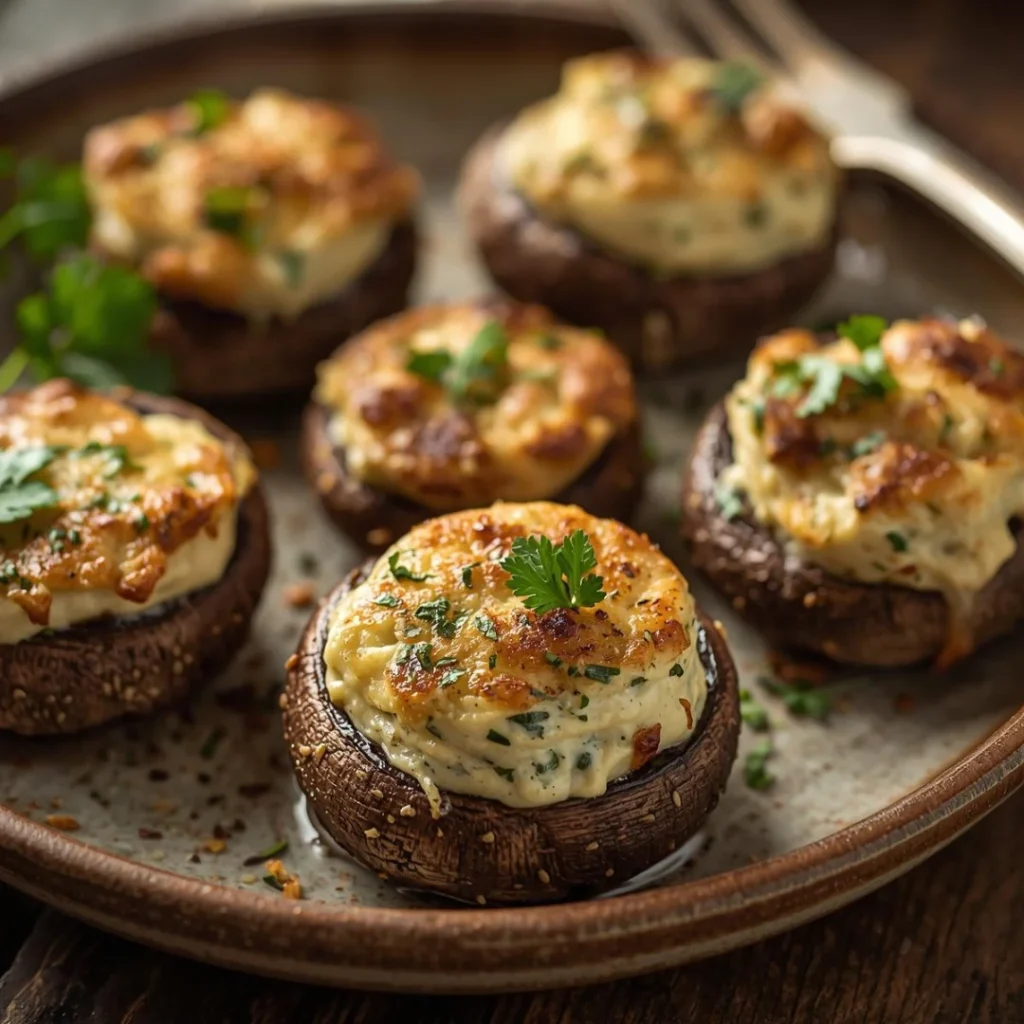Savory Herb Cheese Stuffed Mushrooms