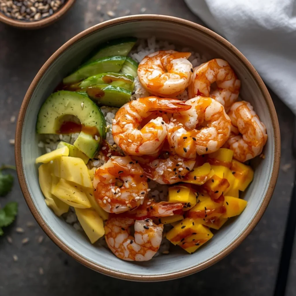 Shrimp Poke Bowls