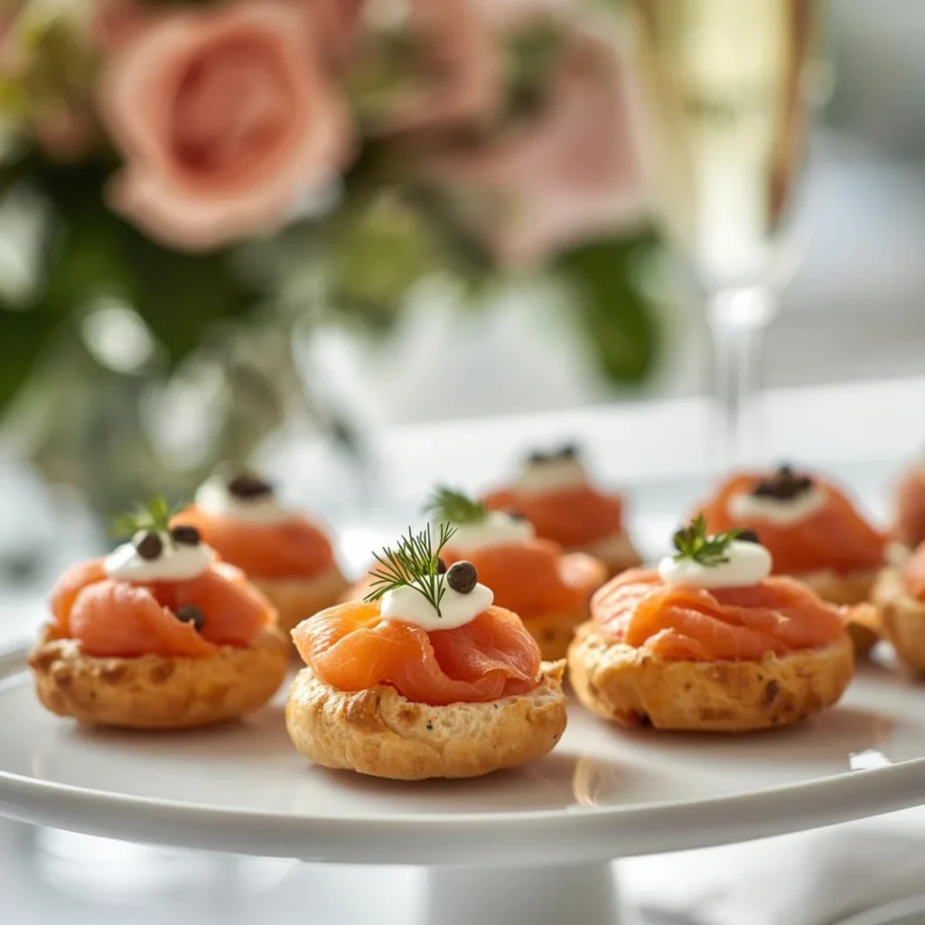 Smoked Salmon Puff Pastry Bites