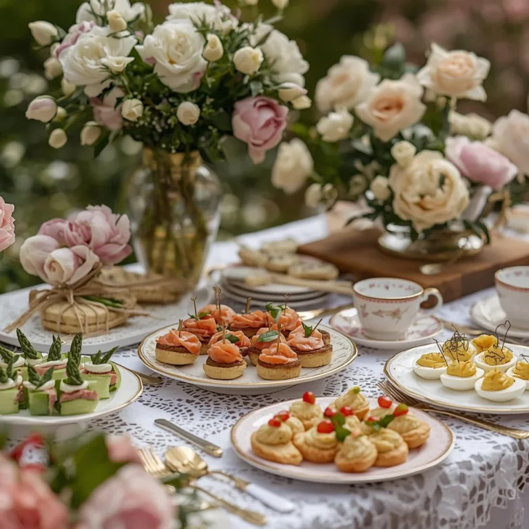 Spring Garden Party Appetizers