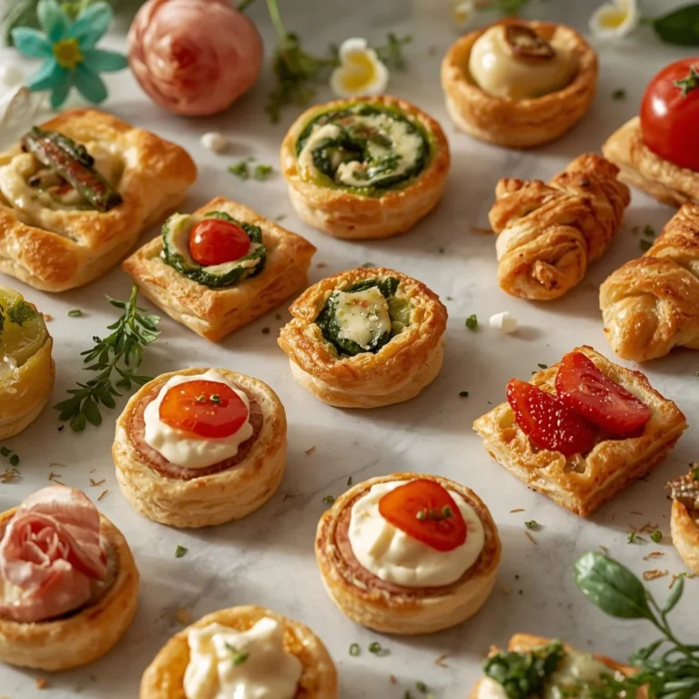 Spring Puff Pastry Appetizers