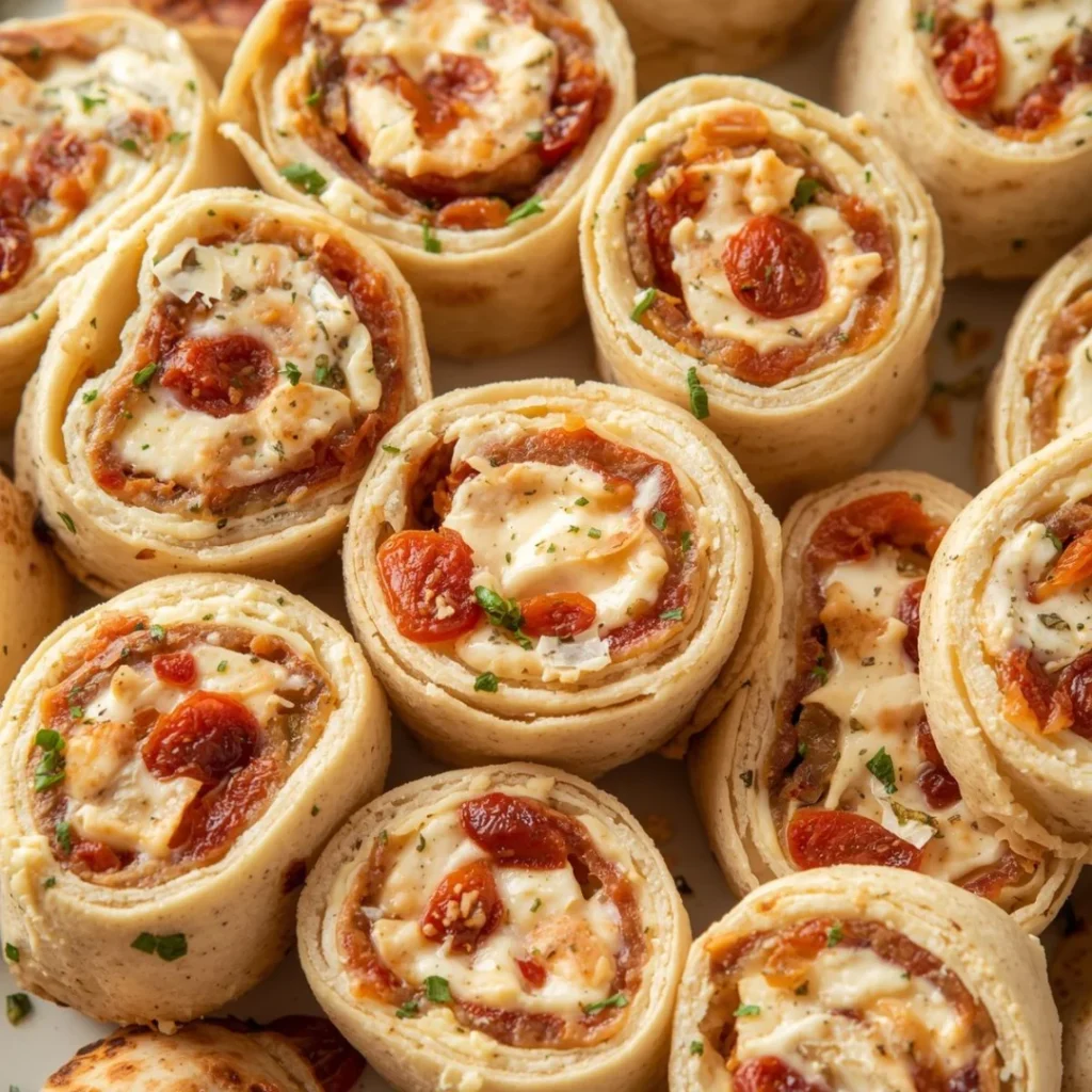 Sun Dried Tomato Cream Cheese Pinwheels