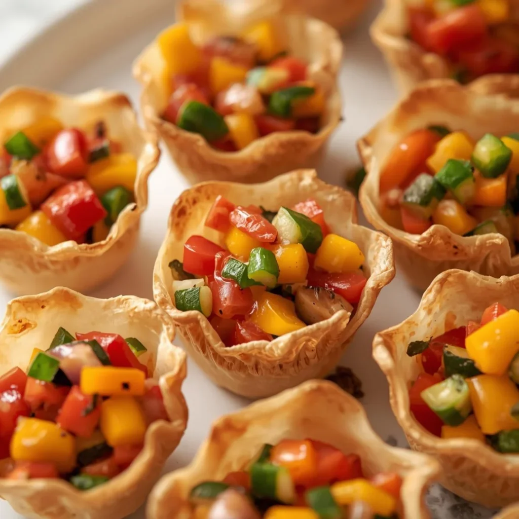 Veggie Stuffed Phyllo Cups