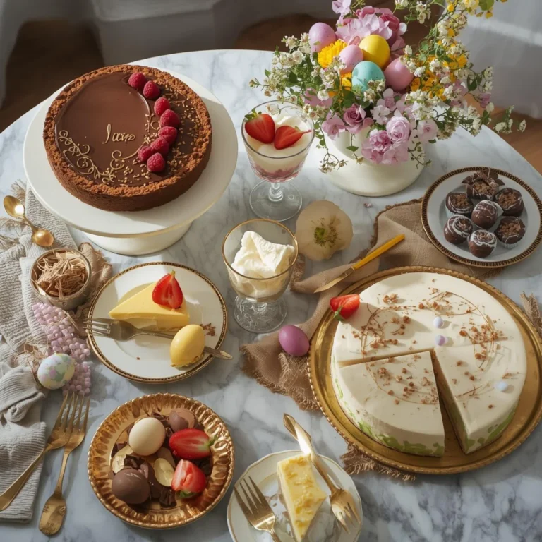 elegant gourmet Easter dessert