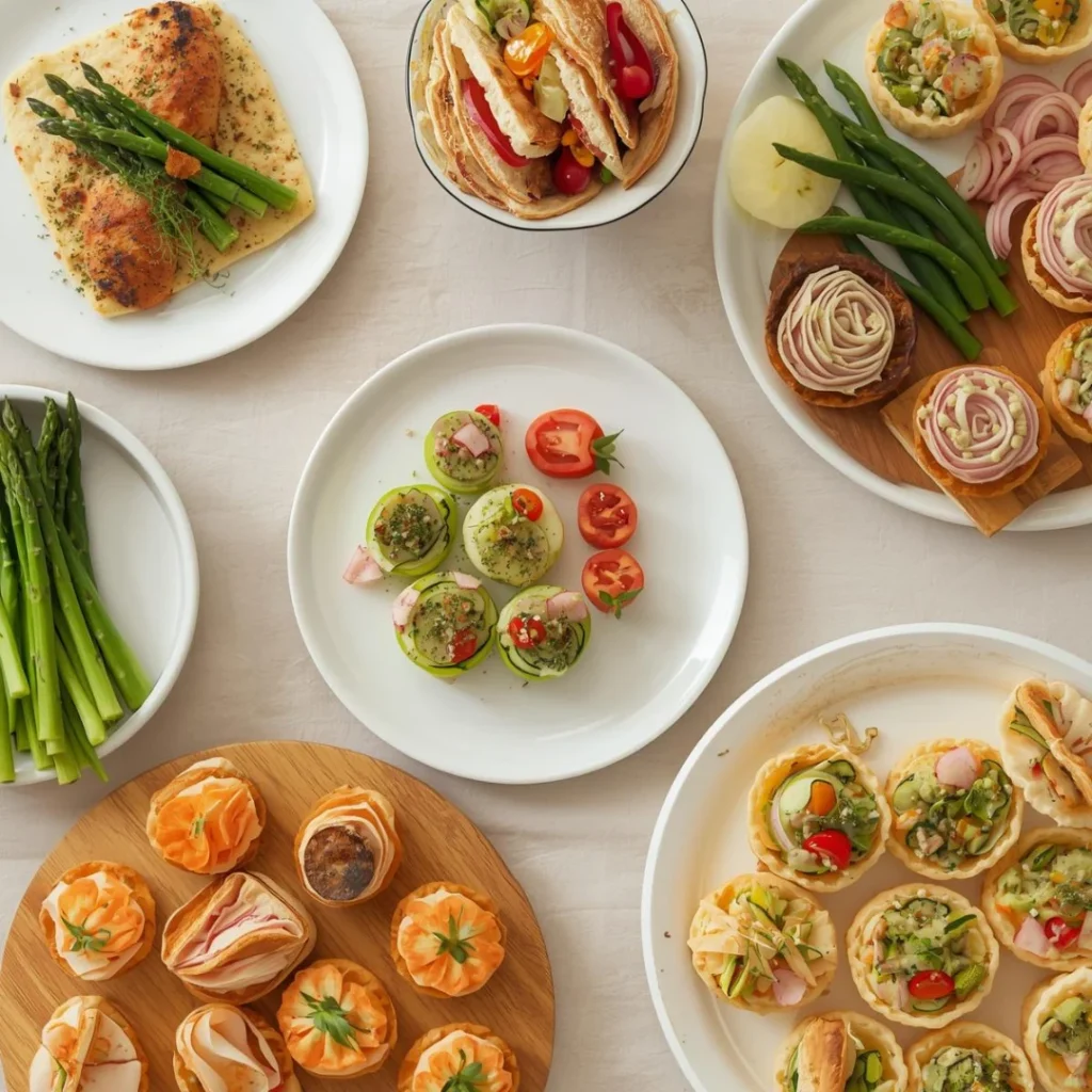 Spring veggie appetizer