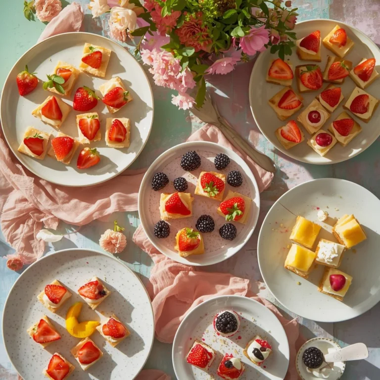 spring dessert appetizer