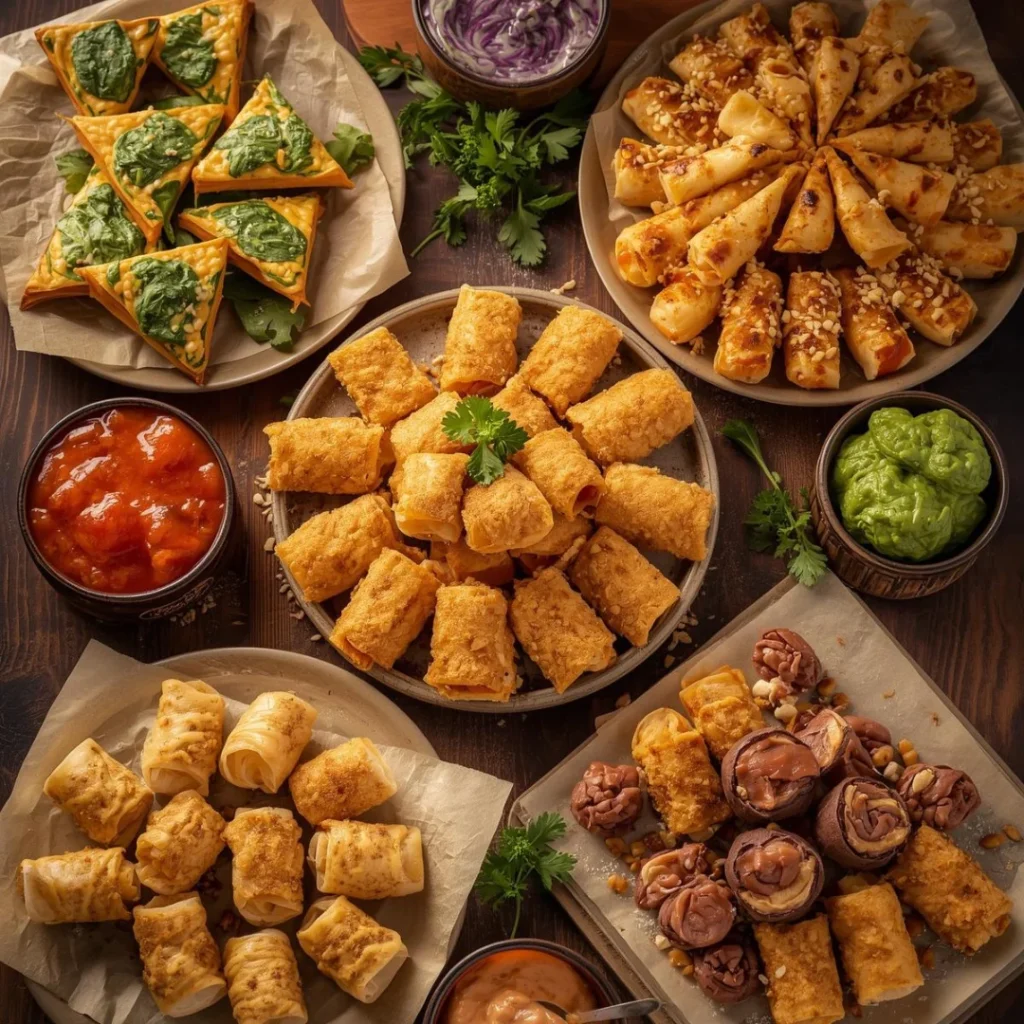 spring roll wrapper recipes