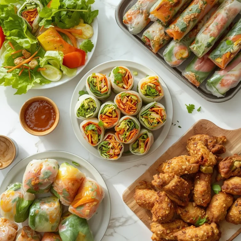 vegetable spring rolls