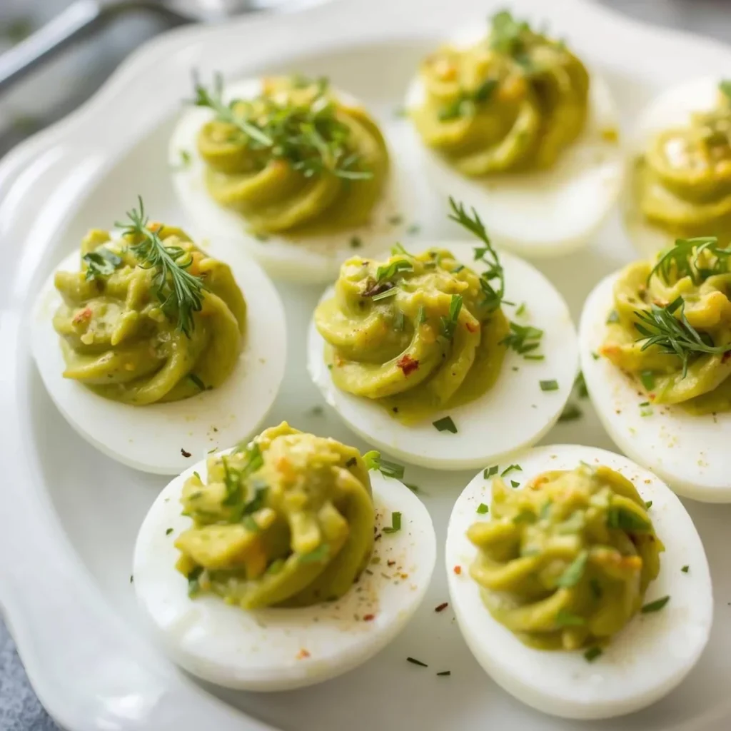 Avocado Deviled Eggs