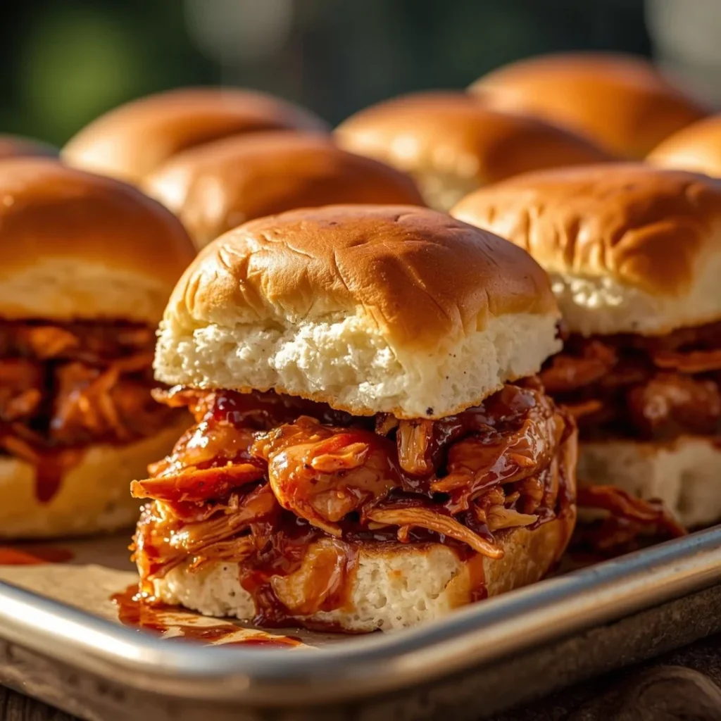 BBQ Chicken Sliders 1