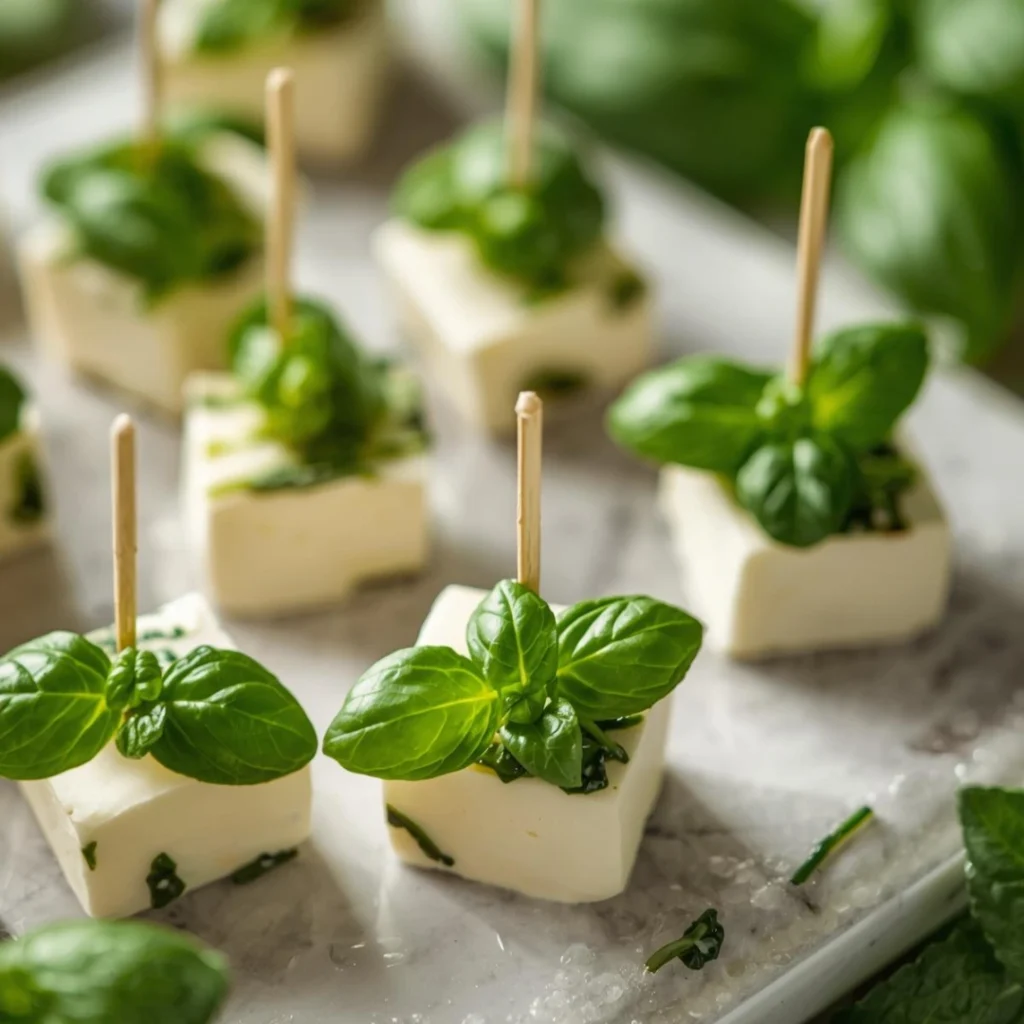 Basil Cheese Bites