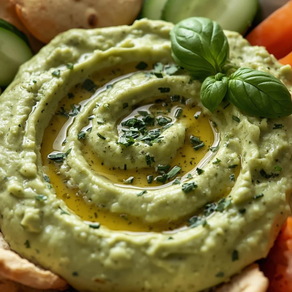 Basil Hummus